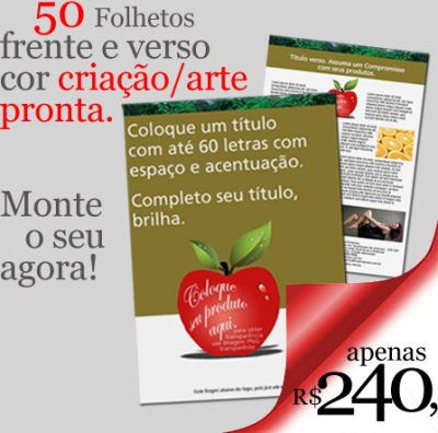 003 - Folheto A4 F/V