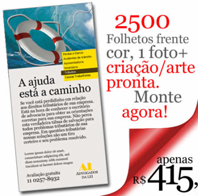 008 - Flyer 10x20cm frente
